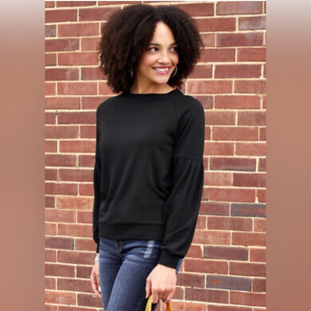 NEW Matilda Jane Good Hart GH Hillsboro Sweatshirt Black